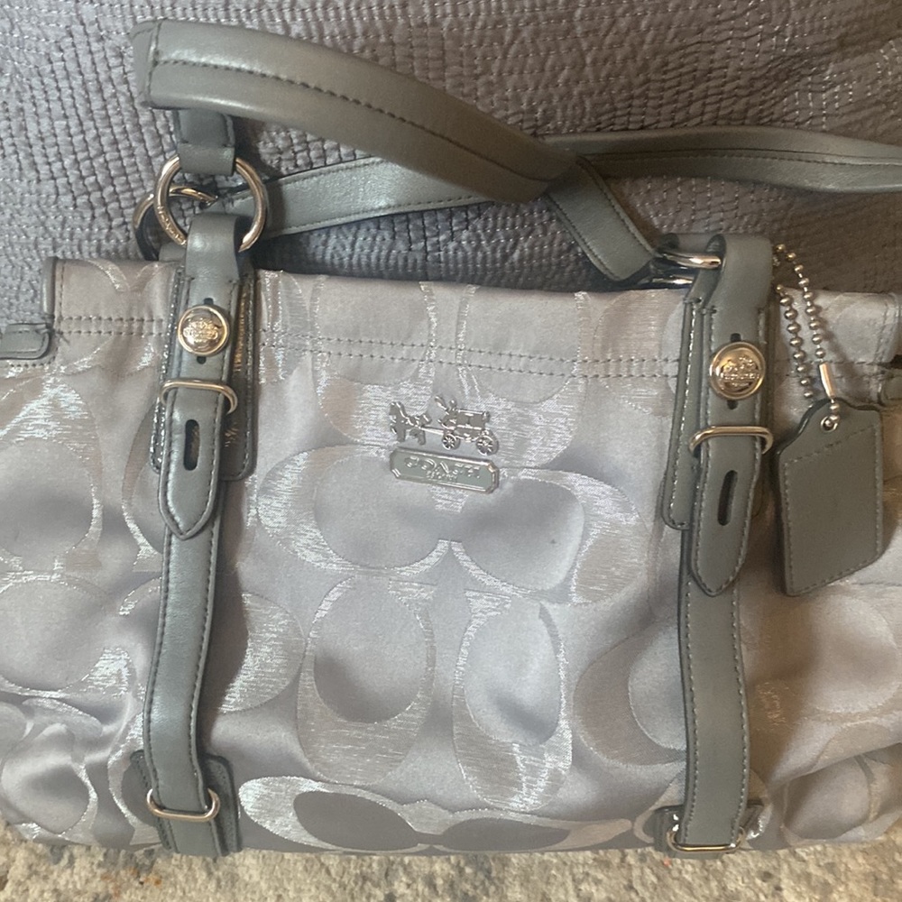 Coach monogrammed bag